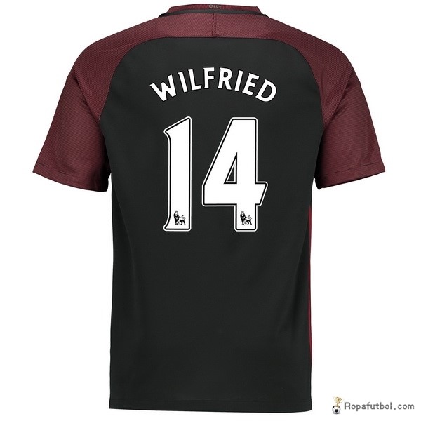 Camiseta Manchester City Replica Segunda Ropa Wilfried 2016/17 Negro